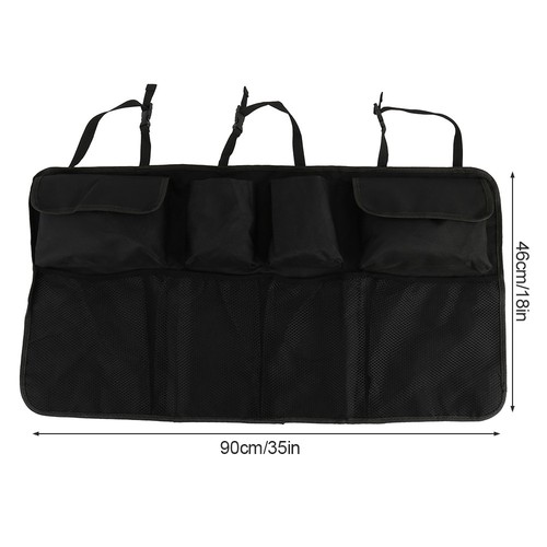 Coche Organizador De Arranque ordenado bolsa de almacenamiento de asiento trasero Colgante Accesorios De Bolsillo Grande