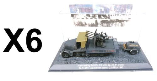 Lot of 6 military vehicles deagostini 1//72 panzer-wholesaler reseller