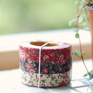 New-Decorative-Adhesive-Fabric-Tape-Antique-Flower