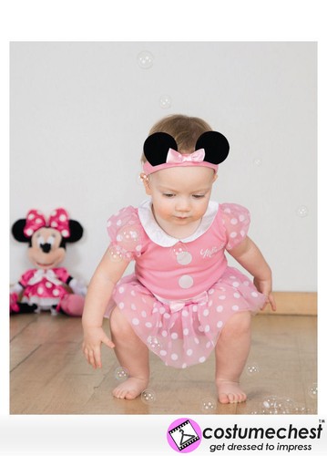 12-18 months Minnie Mouse Pink Bodysuit By Disney Baby