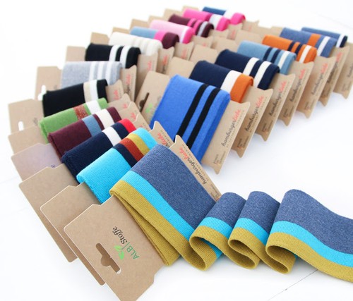 Cuff udm College bio-ribete azul negro a rayas albstoffe hamburguesas amor