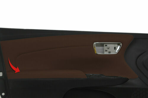 Toyota Avalon Door Armrest Trim Set Front 2pc PVC Leather for 13-18 Dark Brown 