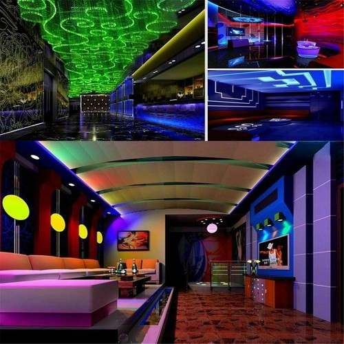 1m-10m 5050 RGB 60led//m LED Strip Lights Colour Changing Tape Kitchen Lighting