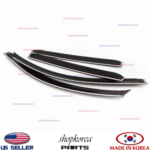 SMOKED DOOR VISOR WINDOW WIND VENT DEFLECTOR fits for KIA SORENTO 2011-2015 A109