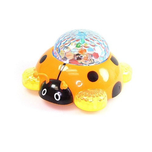 Parti de reflets Small Light Up Spinning musical coccinelle Disco Light Show 360 degré