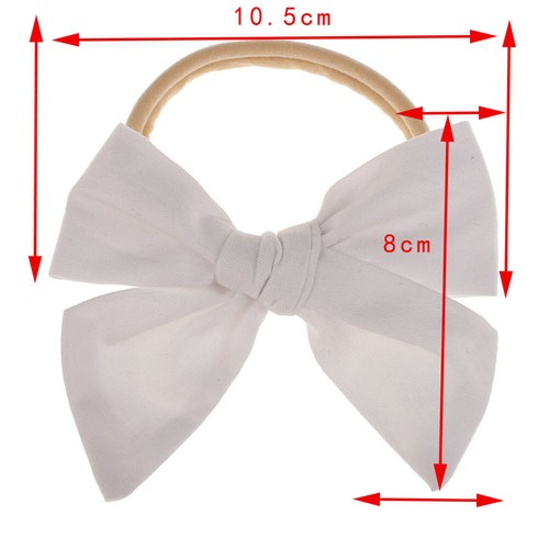 Floral Print Big Bow Baby Girl Hairband Soft Elastic Headband Turban Headwrap