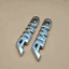 2xMetal Chrome AWD Letters Badge Trunk Fender Silver Car Emblem Sticker Decal
