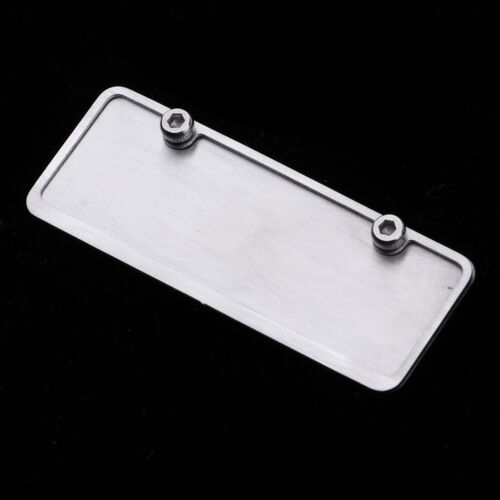 1//10 Scale RC Car Metal Blank License Plate Realistic Ornament DIY Accessory