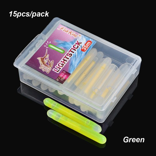 on Night 4.5*39mm Fluorescent Light Lightstick Dark Glow Stick Fishing Float