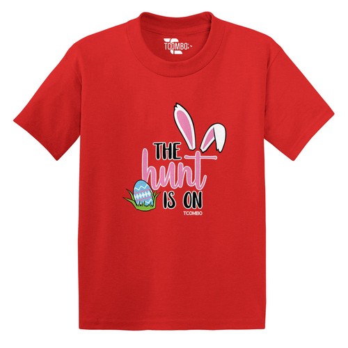 The Hunt Is On Easter Egg Bunny Candy Hunter basket Toddler//Infant T-shirt