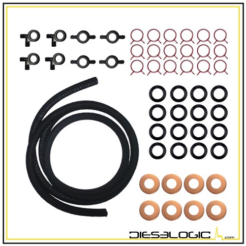 1987-1994 NEW 7.3L 6.9L DIESEL INJECTOR RETURN LINE KIT FOR FORD E and F SERIES