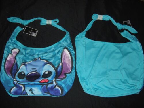 Cute Nwt Blue Lilo And Stitch Alien Hawaiian Disney Sketch Hobo Tote Bag Purse