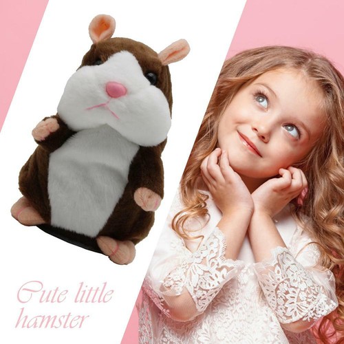 Cute Talking Hamster Plush Animal Doll Sound Record Repeat Educational Toys UK