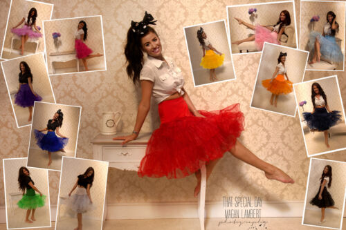 Tu Es Belle ® années 50 Tutu Filet jupe Petticoat Jupon Rockabilly Rétro UK