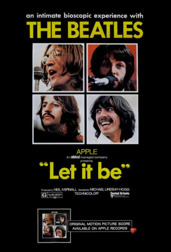 The Beatles...Classic Movie Poster A1 A2 A3 A4Sizes /"LET IT BE/" ...