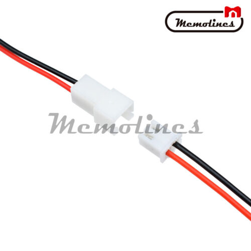 2Pairs 4PCS 2Pin 2.54MM 30CM Long JST SM Plug Male to Female Wire Connector