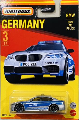 Matchbox Germany BMW M5 Police silver