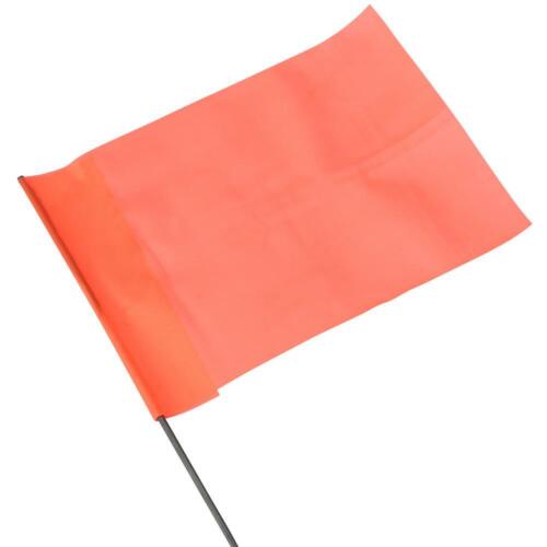 Bright Orange Flagging Stakes 100-PACK Marking Contractor Indicator Irrigation 