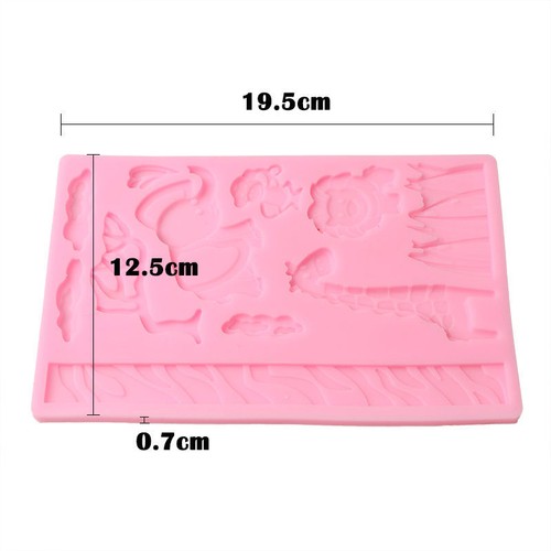 3D Animal Silicone Fondant Mold Cake Decorating Chocolate Baking Mould Mat Tools