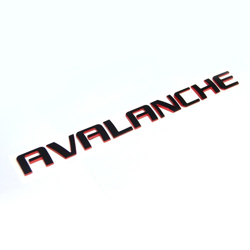 1x OEM Avalanche Redline Letter Emblem Badge Y 3D Chevrolet Avalanche Original