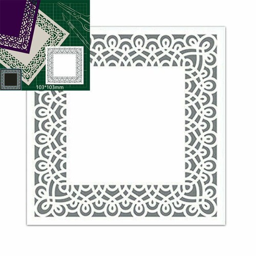 Craft Background Card Decor Stencil Metal Cutting Dies Scrapbook Paper DIY Frame