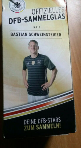 Auswahl Offizielles DFB Sammelglas Fussball EM 2016 Rewe  Bastian Schweinsteiger 
