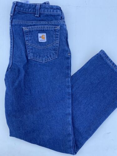 Carhartt Women’s 12x30 FR Flame Resistant Jeans Relaxed Fit 101249-407 Size 12