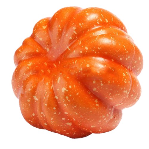 2Pcs Plastic Yellow Pumpkin Large Vegetable Creative Party Decorative ZY