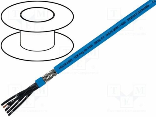 double OZ-BL-cy 5 mmâ² PVC Bleu 300//500v 14050 mehraderleitungen Lignes 2x1