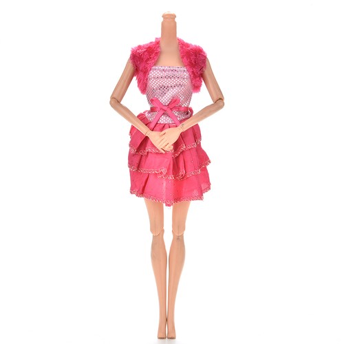 2 Pcs//set Fashion Waistcoat Rose Dress for 11/" s Dolls New Beauty To