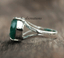 Details about / Natural Oval Green Onyx Gemstone 925 Sterling Silver Ring For Christmas Gift