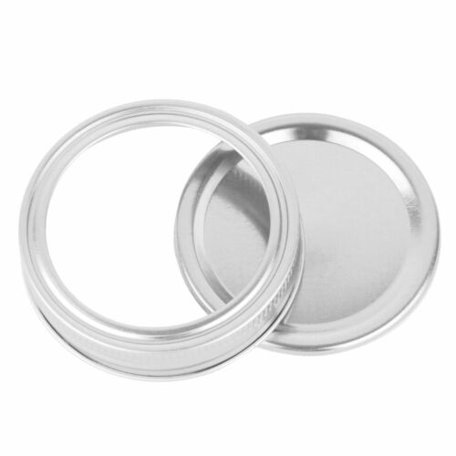 For Mason Jar Lids Split-Type Sealing Secure Caps Top Cover Regular/Wide Canning 