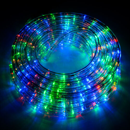 New 50/'100/'150/'LED Rope Light Home In//Outdoor Christmas Decorative Multicolor