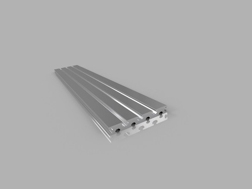 160x20mm Aluminum Extrusion 1000mm Length T-Slot Table