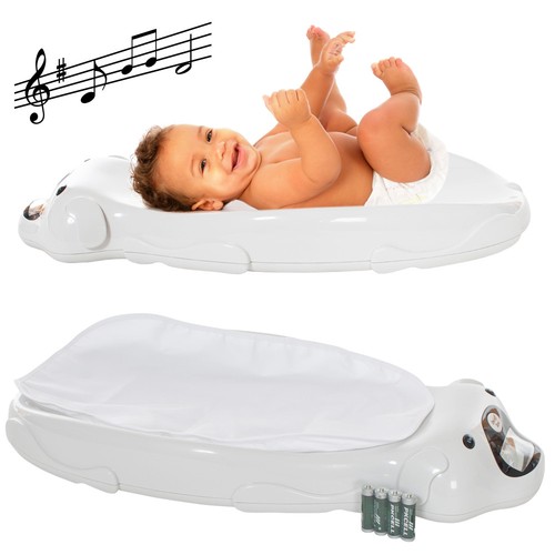 Bilancia Digitale bambini musica LCD display sottofondo batterie elettronica