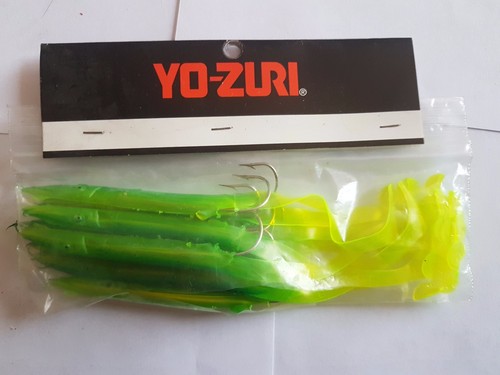 1 BUSTINA 10 pz anguilline YOZURI TIPO RAGLOO CON AMO SILICONICHE 8 CM XT64