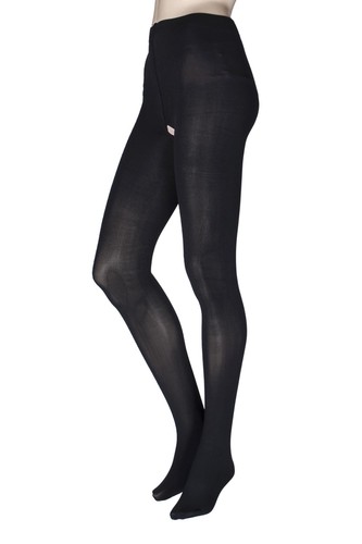 Up to XXXL Ladies 1 Pair Miss Naughty 100 Denier Crotchless Tights