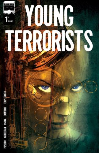 YOUNG TERRORISTS 1 RARE TEMPLESMITH VARIANT A BLACK MASK NM LOW PRINT RUN