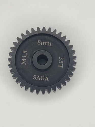 8mm bore Mod 1.5 Steel pinion gear 35t Sagacustomrc