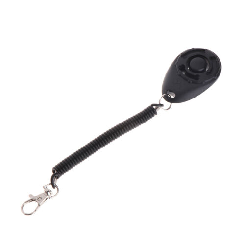 Pets Clicker Training Obedience Aid Wrist Spring Strap Button Dogs Puppy Agility