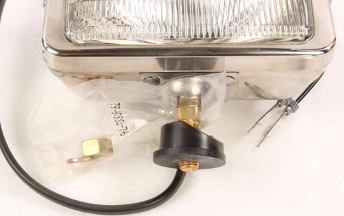 New Per-Lux 500 Grote Stainless Steel Lamp Halogen