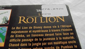 le roi lion authentique version originale nintendo nes fra