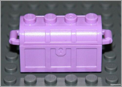 emplacements dans le dos cadeau-NEUF Lego Assemblage Complet Coffre au Trésor avec épais Charnière 