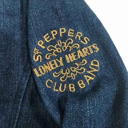 THE BEATLES SGT PEPPER DENIM JACKET /"NWT/" JUNK FOOD JEAN JACKET