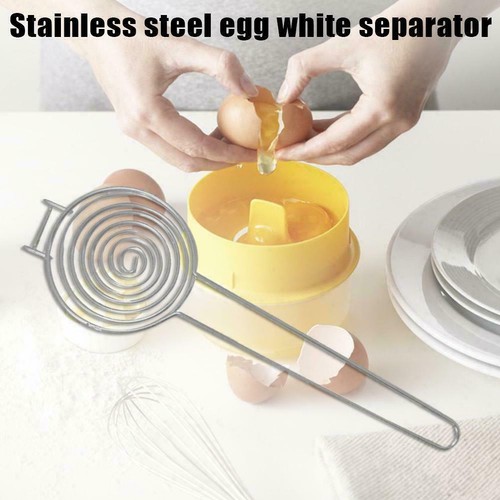 Stainless Steel Egg Yolk Separator Divider Cooking Kitchen Tool Sweet E4N3