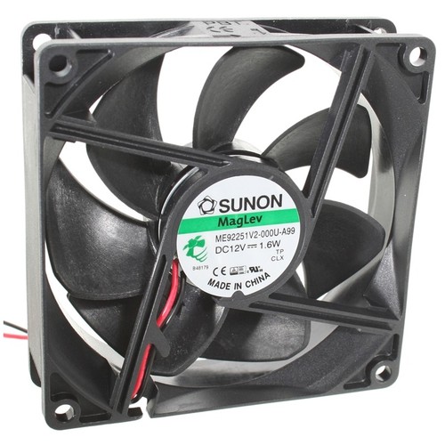 Me92251v2-a99 ventole assiale 92x92x25mm 12v = 76,4m³//h 32dba Sunon = kde1209ptv2-13a