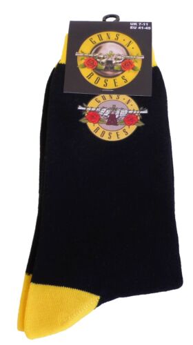Homme Sous Licence Officielle Guns and Roses Logo Chaussettes