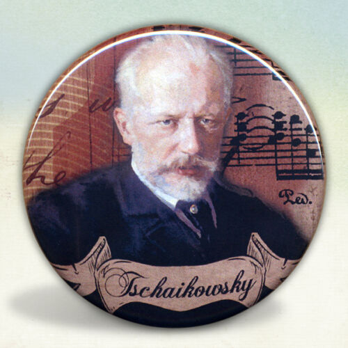 Tchaikovsky Romantic Composer Pocket Mirror Tartx