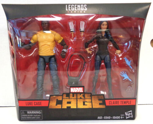 Luke Cage & Claire Temple Action Figure 2-Pack 2019 Hasbro New Marvel Legends 