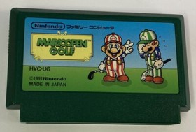 Nintendo Famicom FC Mario Open Golf Japan w/ Box and Manual 5612 SP